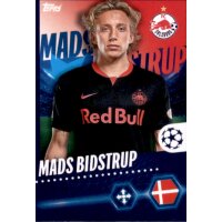 Sticker 205 Mads Bidstrup - FC Salzburg