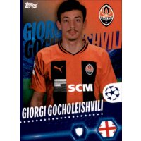 Sticker 221 Giorgi Gocholeishvili - FC Shakhtar Donetsk