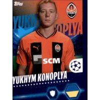 Sticker 223 Yukhym Konoplya - FC Shakhtar Donetsk