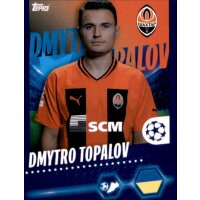 Sticker 231 Dmytro Topalov - FC Shakhtar Donetsk