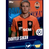 Sticker 233 Danylo Sikan - FC Shakhtar Donetsk