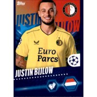 Sticker 257 Justin Bijlow - Feyenoord