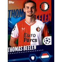 Sticker 260 Thomas Beelen - Feyenoord