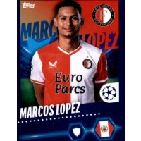 Sticker 262 Marcos Lopez - Feyenoord
