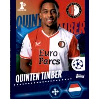 Sticker 263 Quinten Timber - Feyenoord