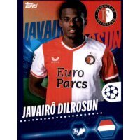 Sticker 272 Javairo Dilrosun - Feyenoord