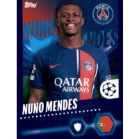 Sticker 356 Nuno Mendes - Paris Saint-Germain