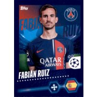 Sticker 359 Fabian Ruiz - Paris Saint-Germain