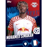 Sticker 372 Mohamed Simakan - RB Leipzig