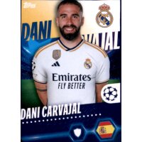 Sticker 410 Dani Carvajal - Real Madrid C.F.