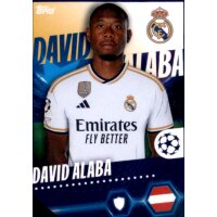 Sticker 411 David Alaba - Real Madrid C.F.