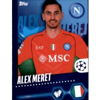 Sticker 504 Alex Meret - SSC Napoli