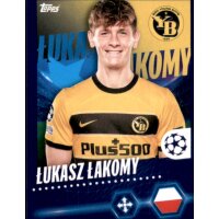 Sticker 534 Lukasz Lakomy - BSC Young Boys