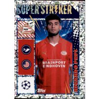 Sticker 595 Ricardo Pepi (Super Striker) - PSV Eindhoven
