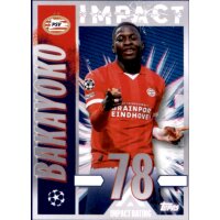 Sticker 597 Johan Bakayoko (Impact) - PSV Eindhoven