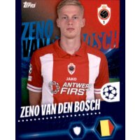 Sticker 601 Zeno Van Den Bosch - Royal Antwerp FC