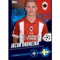 Sticker 608 Jacob Ondrejka - Royal Antwerp FC