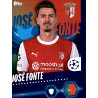 Sticker 619 Jose Fonte - SC Braga