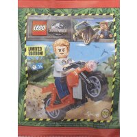 Blue Ocean - LEGO Jurassic World - Sammelfigur Owen mit Motorrad