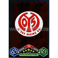 MX-335 - 1. FSV MAINZ 05 - Clubkarte - Saison 10/11