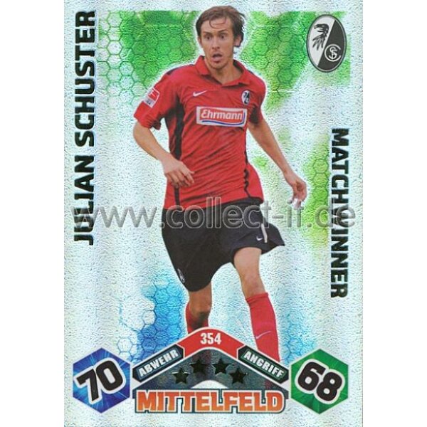 MX-354 - JULIAN SCHUSTER - Matchwinner - Saison 10/11