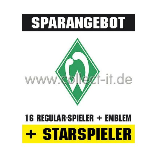 Mannschafts-Paket mit beiden Starspielern - Werder Bremen - Saison 2010/11