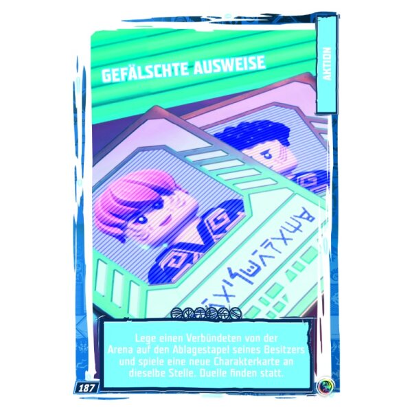 187 - Gefälschte Ausweise - Aktionkarte - Serie 9