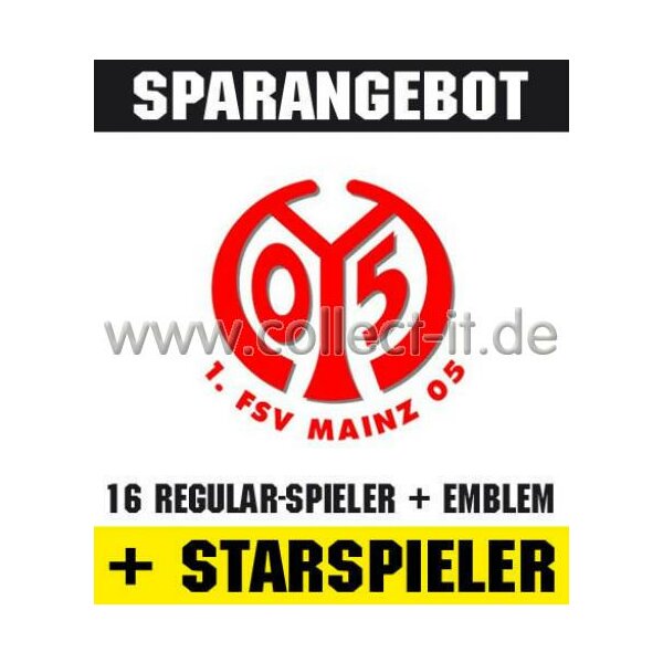 Mannschafts-Paket mit beiden Star-Spielern - 1. FSV Mainz 05 - Saison 2010/11