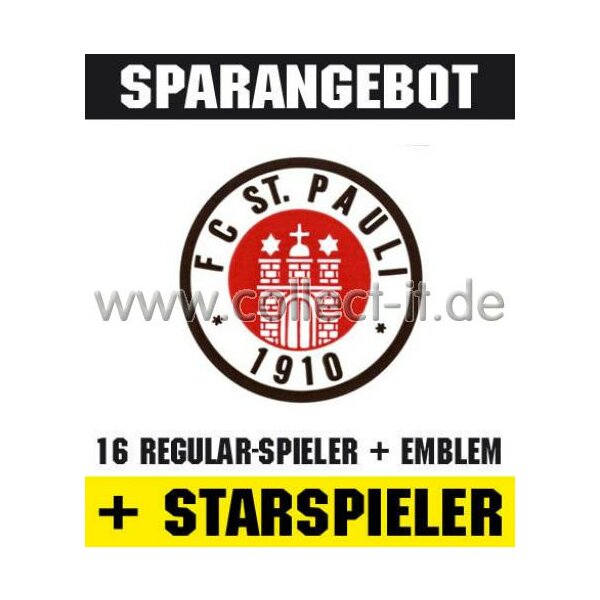 Mannschafts-Paket mit beiden Star-Spielern - FC St. Pauli - Saison 2010/11