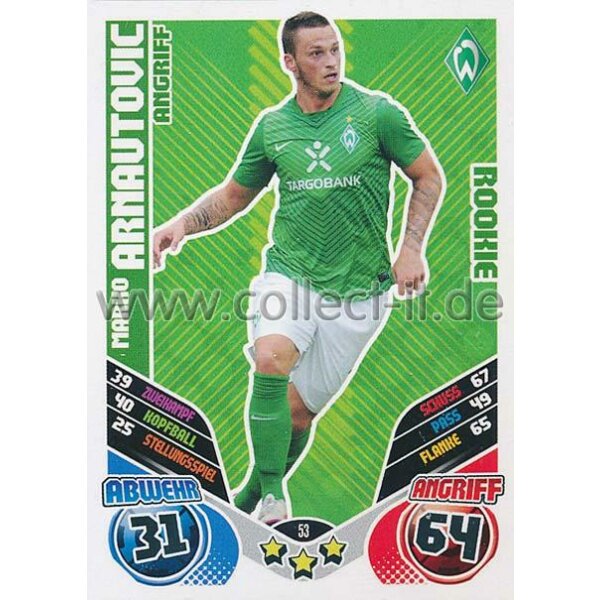 MX-053 - MARKO ARNAUTOVIC - Rookie - Saison 11/12