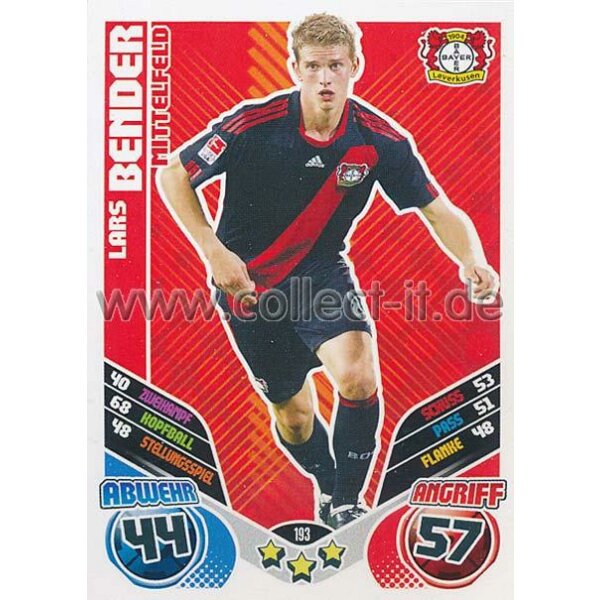 MX-193 - LARS BENDER - Saison 11/12