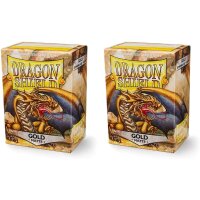 5x Dragon Shield Standard Sleeves - Matte Gold (5x100...