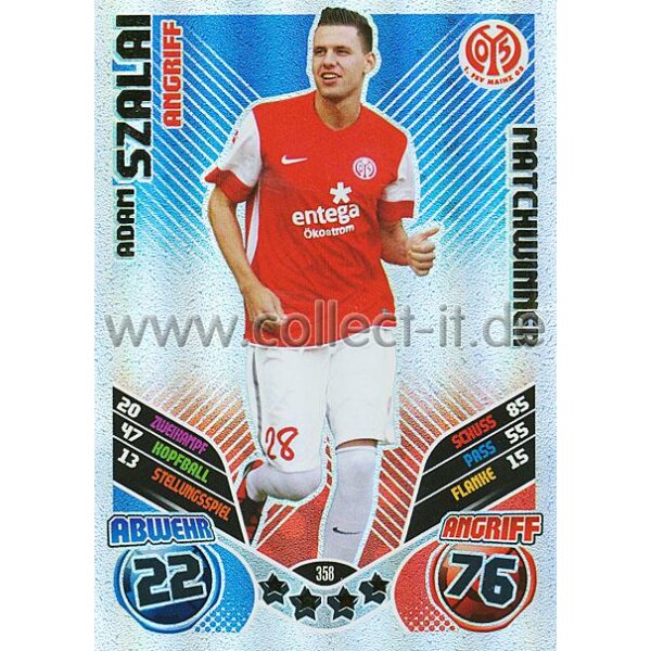 MX-358 - ADAM SZALAI - Matchwinner - Saison 11/12