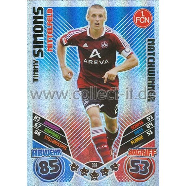 MX-369 - TIMMY SIMONS - Matchwinner - Saison 11/12