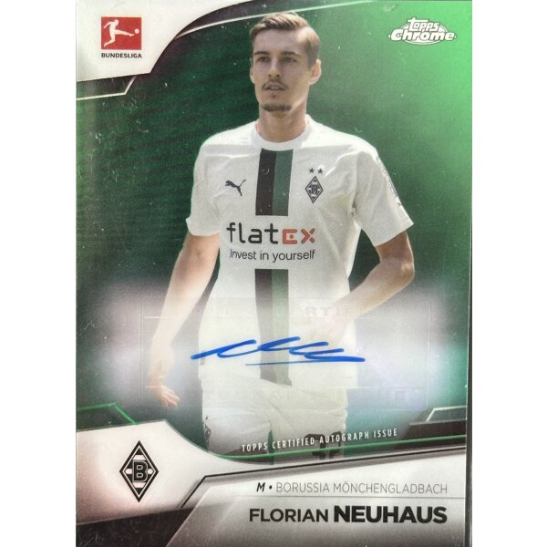 05/99 - BCA-FNE - Florian Neuhaus - Autogrammkarte - Bundesliga Chrome 2022/2023