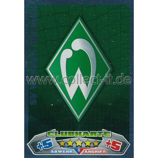 MX-019 - Clubkarte - SV Werder Bremen - Saison 12/13