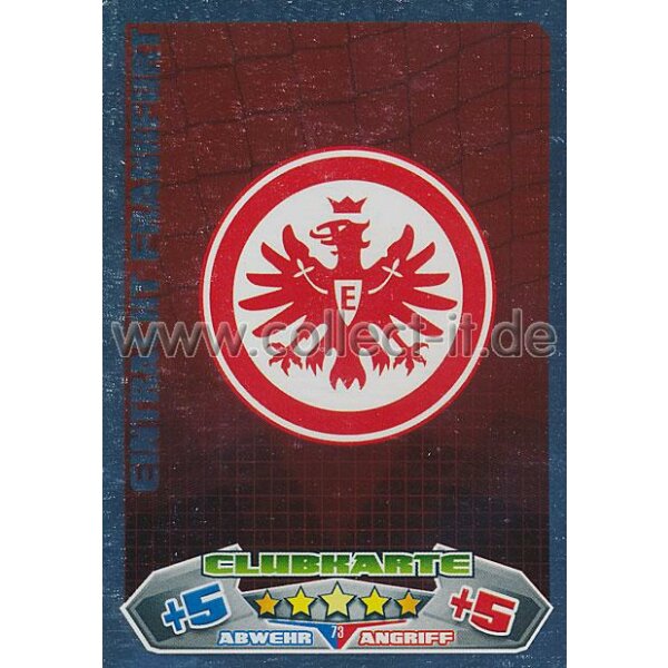 MX-073 - Clubkarte - Eintracht Frankfurt - Saison 12/13