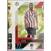 Topps - 163 - Fehldruck - Koke - Atletico De Madrid -...