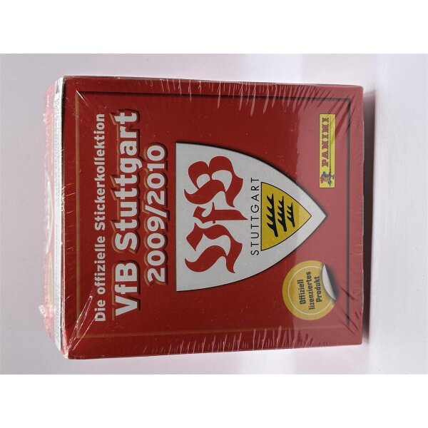 Panini VFB Stuttgart 2009 / 2010 Sticker Display Box 50 Tüten Neu & OVP