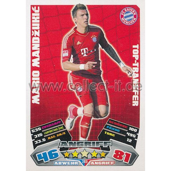 MX-249 - MARIO MANDZUKIC - Top-Transfer - Saison 12/13