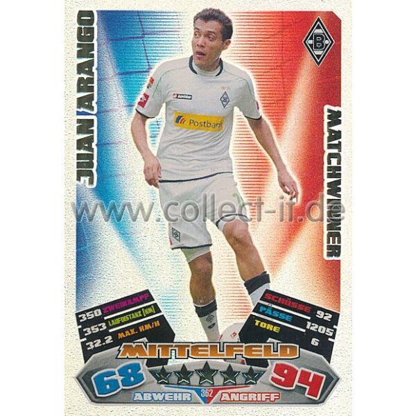 MX-362 - JUAN ARANGO - Matchwinner - Saison 12/13