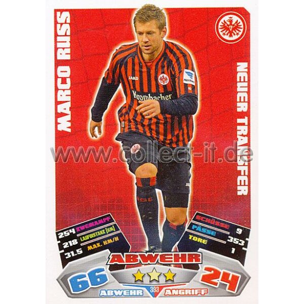 MX-393 - MARCO RUSS - Eintracht Frankfurt - Neuer Transfer - Saison 12/13