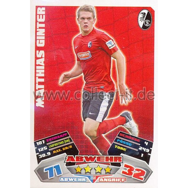 MX-394 - MATTHIAS GINTER - SC Freiburg - Saison 12/13