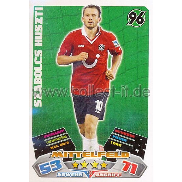 MX-403 - SZABOLCS HUSZTI - Hannover 96 - Saison 12/13