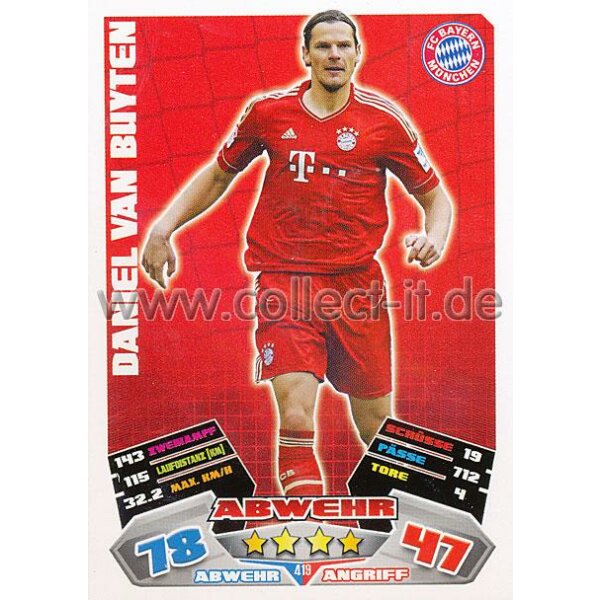 MX-419 - DANIEL VAN BUYTEN - FC Bayern München - Saison 12/13