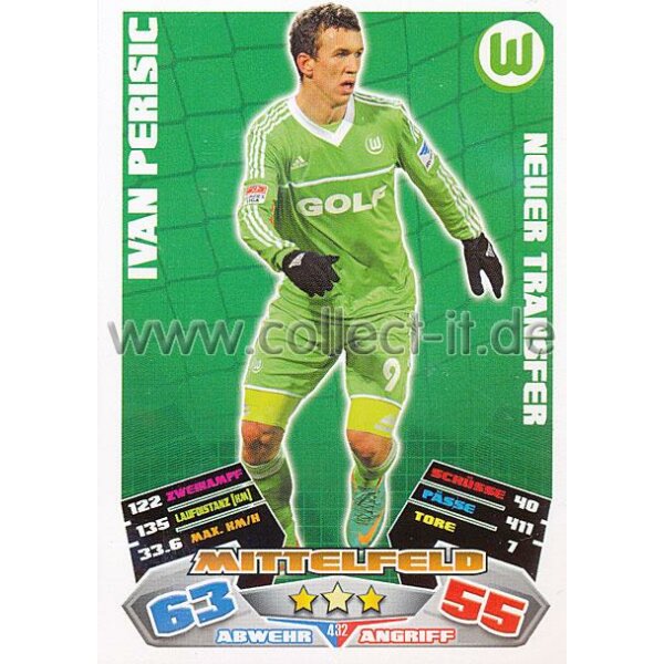 MX-432 - IVAN PERISIC - VFL Wolfsburg - Neuer Transfer - Saison 12/13