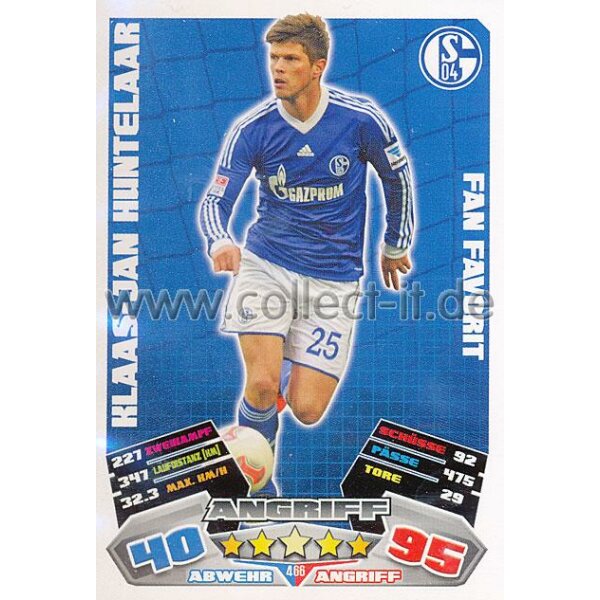 MX-466 - KLAAS-JAN HUNTELAAR - FC Schalke 04 - Fan Favorit - Saison 12/13