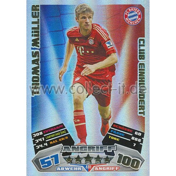 MX-489 - THOMAS MÜLLER - FC Bayern München - Club Einhundert - Saison 12/13