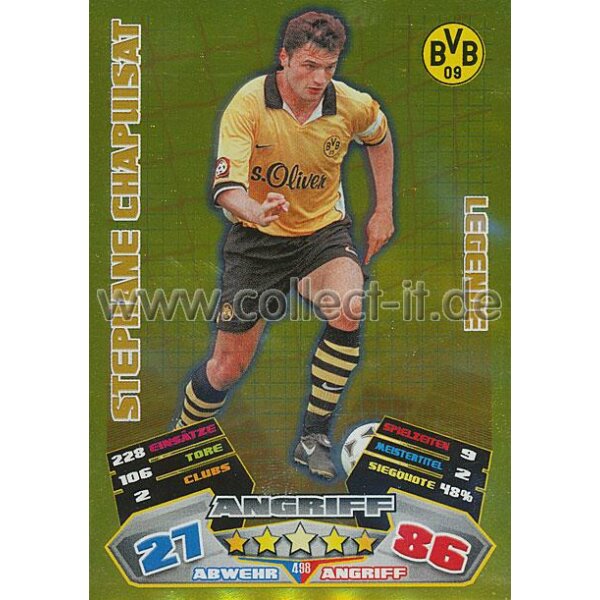 MX-498 - STEPHANE CHAPUISAT - Borussia Dortmund - Legende - Saison 12/13