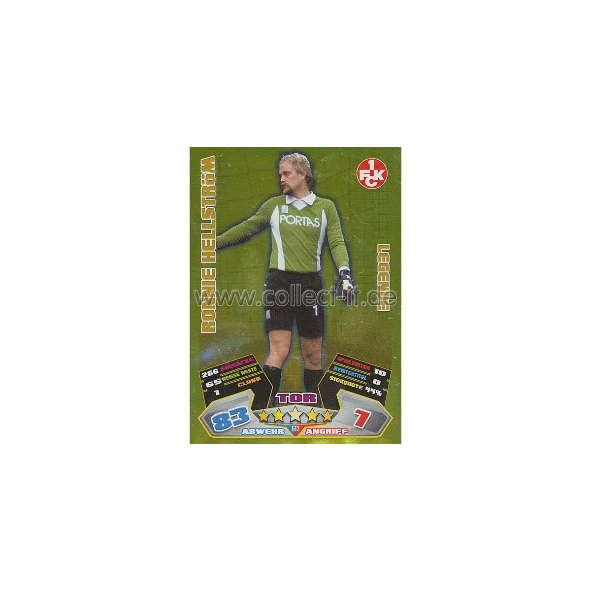Mx 512 Ronnie Hellstrom 1 Fc Kaiserslautern Legende Saison 1 1 79